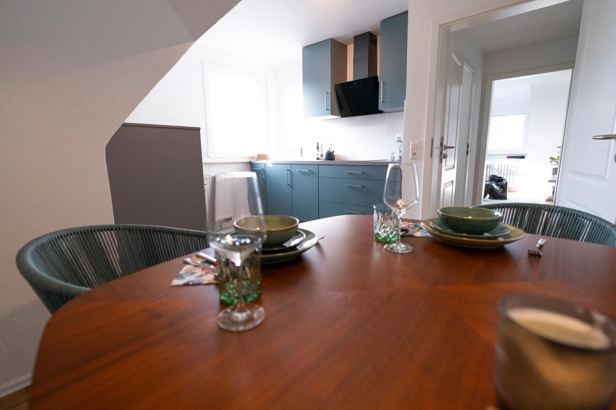 Apartment Meerjungfrau - W14, Zentral In Bahnhofsnaehe, Kueche *